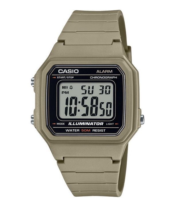 カシオ ユース デジタル 樹脂ストラップ クォーツ W-217H-5AV メンズ腕時計
