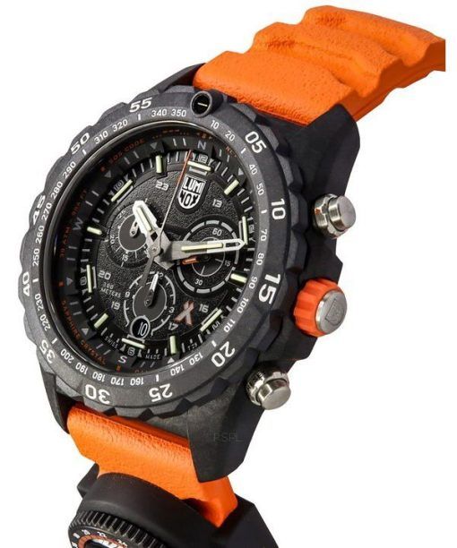 ルミノックス ベア グリルス サバイバル マスター シリーズ クロノグラフ ブラック ダイヤル スイス クォーツ ダイバーズ XB.3749 300M メンズ腕時計 コンパス付き