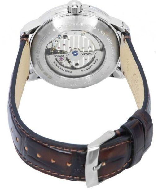 ツェッペリン LZ 120 ボーデンゼー レザーストラップ ベージュ ダイヤル 自動巻き 81605 メンズ腕時計
