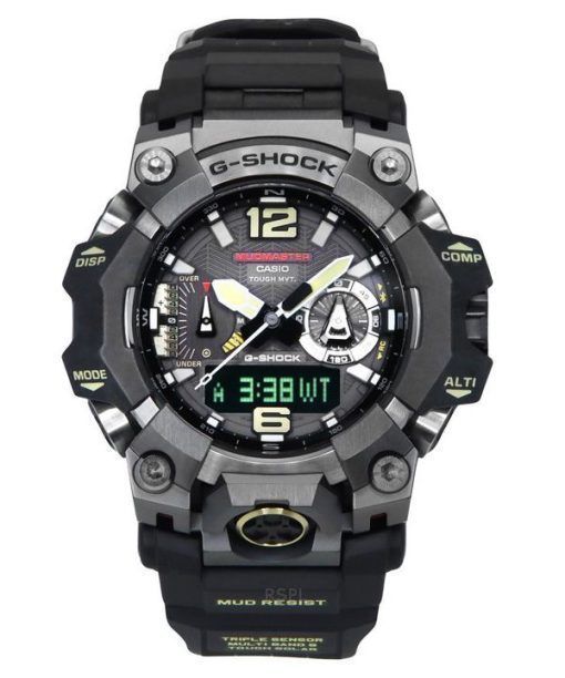 カシオ G-Shock マスターオブGランド マッドマスター アナログデジタル スマートフォンリンク タフソーラー GWG-B1000-1A 200M メンズ腕時計