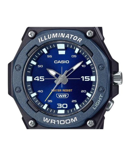 カシオ スタンダード アナログ 樹脂ストラップ ブルー ダイヤル クォーツ MW-620H-2AV 100M メンズ腕時計