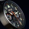 AVI-8 ホーカー ハリケーン キャリー デュアルタイム ギュタースロー ステンレススチール ブルーダイヤル AV-4088-22 メンズ腕時計