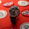 AVI-8 スピットファイア ロック クロノグラフ エアフィックス エディション レイヴン ブラック ダイヤル クォーツ AV-4089-09 メンズ 腕時計