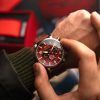 AVI-8 ダムバスター ギブソン デュアルタイム クロノグラフ エアフィックス エディション ハザード レッド ダイヤル AV-4107-04 メンズ 腕時計