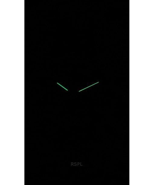 スカーゲン シグネチャー レザーストラップ ブラック ダイヤル クォーツ SKW6902 メンズ腕時計