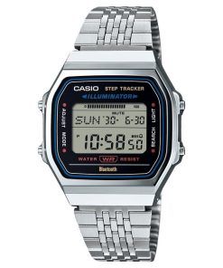 カシオ ヴィンテージ デジタル スマートフォンリンク ステンレススチール クォーツ ABL-100WE-1A ユニセックス ウォッチ