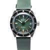 Edox スカイダイバー スペシャルエディション グリーンダイヤル 自動巻きダイバーズ 801313NCVI 300M メンズ腕時計 予備ストラップ付き