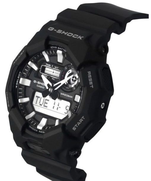 カシオ G-Shock アナログ デジタル バイオベース樹脂ストラップ ブラック ダイヤル クォーツ GA-010-1A 200M メンズ腕時計