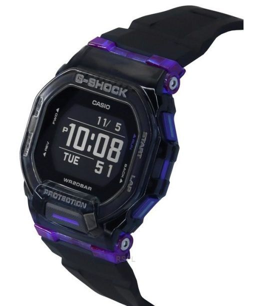 カシオ G-Shock G-Squad デジタル スマートフォンリンク 樹脂ストラップ クォーツ GBD-200SM-1A6 200M メンズ腕時計