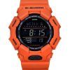 カシオ G-Shock デジタル バイオベース オレンジ 樹脂ストラップ ブラック ダイヤル クォーツ GD-010-4 200M メンズ腕時計