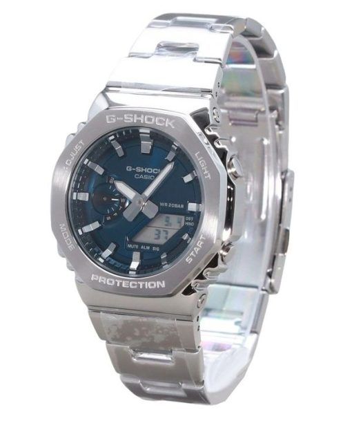 カシオ G-Shock G-Steel アナログ デジタル ブルー ダイヤル クォーツ GM-2110D-2B 200M メンズ 腕時計