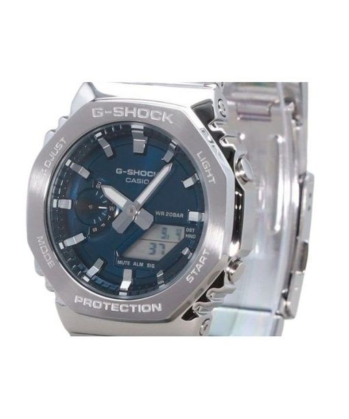 カシオ G-Shock G-Steel アナログ デジタル ブルー ダイヤル クォーツ GM-2110D-2B 200M メンズ 腕時計