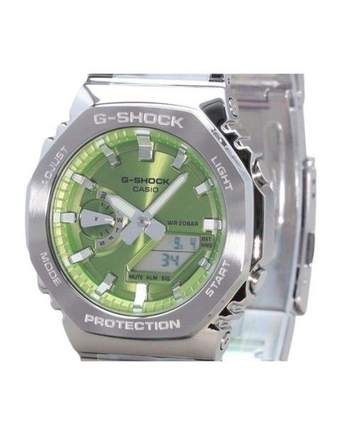 カシオ G-Shock G-Steel アナログ デジタル グリーン ダイヤル クォーツ GM-2110D-3A 200M メンズ 腕時計