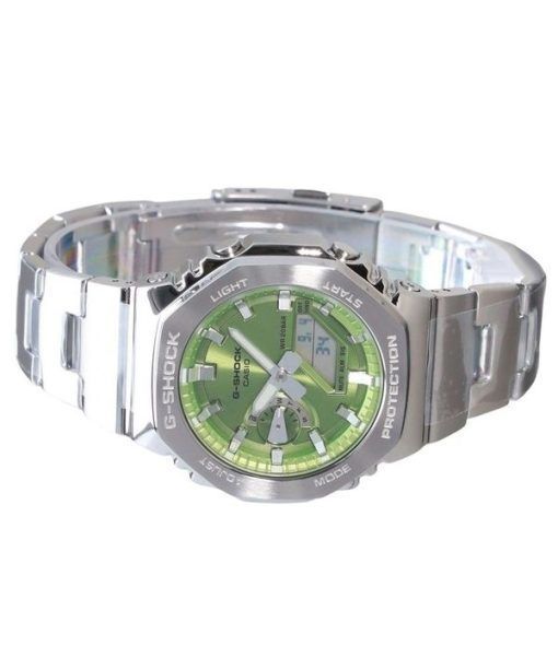 カシオ G-Shock G-Steel アナログ デジタル グリーン ダイヤル クォーツ GM-2110D-3A 200M メンズ 腕時計