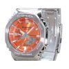 カシオ G-Shock G-Steel アナログ デジタル オレンジ ダイヤル クォーツ GM-2110D-4A 200M メンズ腕時計
