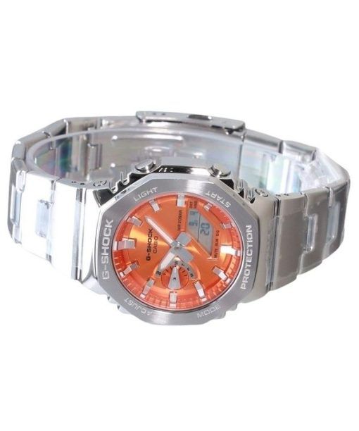 カシオ G-Shock G-Steel アナログ デジタル オレンジ ダイヤル クォーツ GM-2110D-4A 200M メンズ腕時計