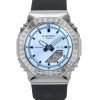 カシオ G-Shock アナログ デジタル バイオベース樹脂ストラップ ライトブルー ダイヤル クォーツ GM-S2110-2A 200M レディース腕時計
