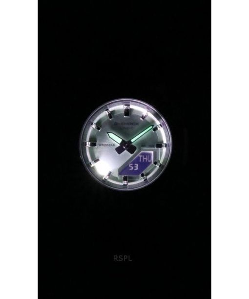 カシオ G-Shock アナログ デジタル バイオベース樹脂ストラップ ライトグリーン ダイヤル クォーツ GM-S2110-3A 200M レディース腕時計