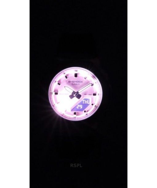 カシオ G-Shock アナログ デジタル バイオベース樹脂ストラップ ピンク ダイヤル クォーツ GM-S2110-4A 200M レディース腕時計