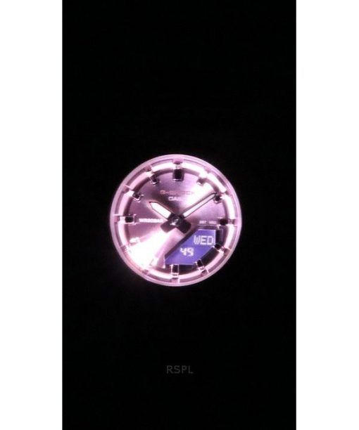 カシオ G-Shock アナログ デジタル バイオベース樹脂ストラップ ピンク ダイヤル クォーツ GMA-P2100ST-4A 200M レディース腕時計