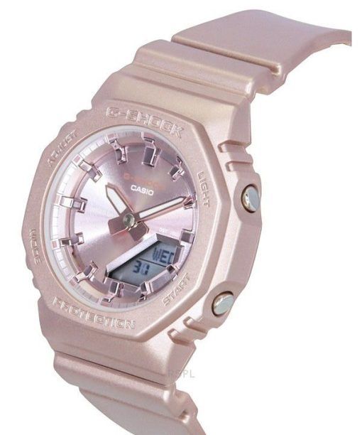 カシオ G-Shock アナログ デジタル バイオベース樹脂ストラップ ピンク ダイヤル クォーツ GMA-P2100ST-4A 200M レディース腕時計