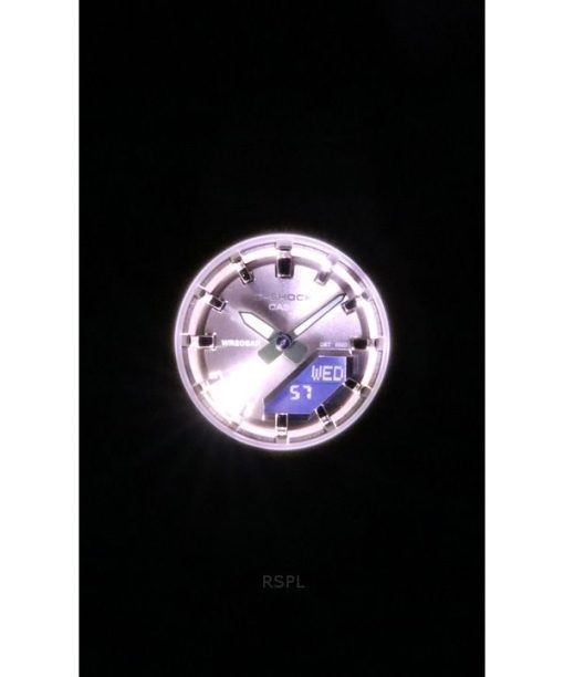 カシオ G-Shock アナログ デジタル バイオベース樹脂ストラップ ベージュ ダイヤル クォーツ GMA-P2100ST-7A 200M レディース腕時計