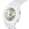 カシオ G-Shock アナログ デジタル バイオベース樹脂ストラップ ベージュ ダイヤル クォーツ GMA-P2100ST-7A 200M レディース腕時計
