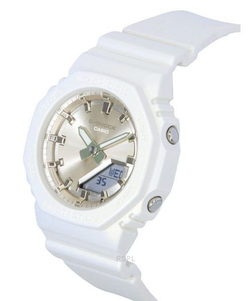 カシオ G-Shock アナログ デジタル バイオベース樹脂ストラップ ベージュ ダイヤル クォーツ GMA-P2100ST-7A 200M レディース腕時計