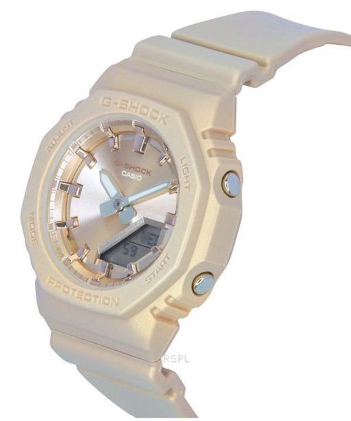 カシオ G-Shock アナログ デジタル バイオベース樹脂ストラップ ローズゴールド ダイヤル クォーツ GMA-P2100ST-9A 200M レディース腕時計