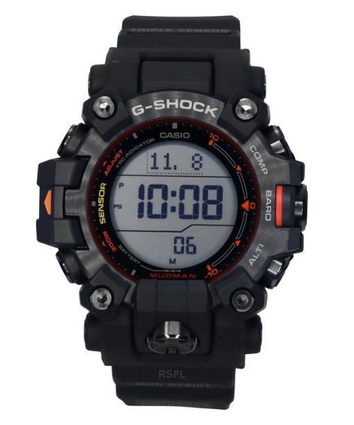 カシオ G-Shock マスターオブGランド マッドマン デジタル バイオベース樹脂ストラップ ソーラー GW-9500MEC-1 200M メンズ腕時計