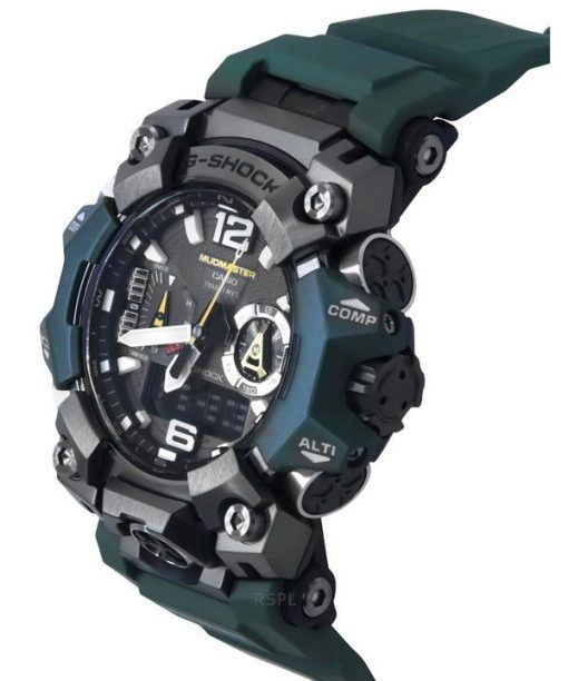 カシオ G-Shock マスターオブG-ランド マッドマスター アナログ デジタル スマートフォンリンク ブラック ダイヤル ソーラー GWG-B1000-3A 200M メンズ腕時計
