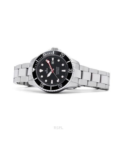 Ratio FreeDiver サファイア ステンレススチール ブラック ダイヤル 自動巻き RTFL831 200M レディース腕時計