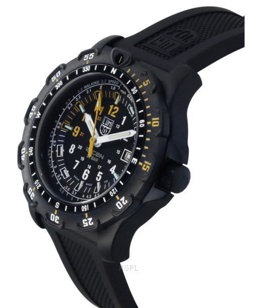 ルミノックス RECON ポイントマン ヘリテージ ラバー＆ナイロンストラップ ブラックダイヤル クォーツ XL.8825.H.SET 100M メンズ腕時計