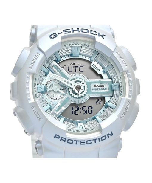 カシオ G-Shock アナログ デジタル バイオベース樹脂ストラップ ブルー ダイヤル クォーツ GMA-S110ST-2A 200M レディース腕時計