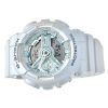 カシオ G-Shock アナログ デジタル バイオベース樹脂ストラップ ブルー ダイヤル クォーツ GMA-S110ST-2A 200M レディース腕時計