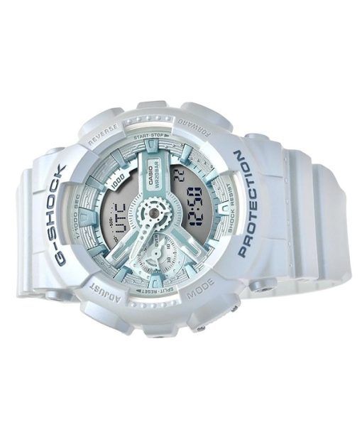 カシオ G-Shock アナログ デジタル バイオベース樹脂ストラップ ブルー ダイヤル クォーツ GMA-S110ST-2A 200M レディース腕時計
