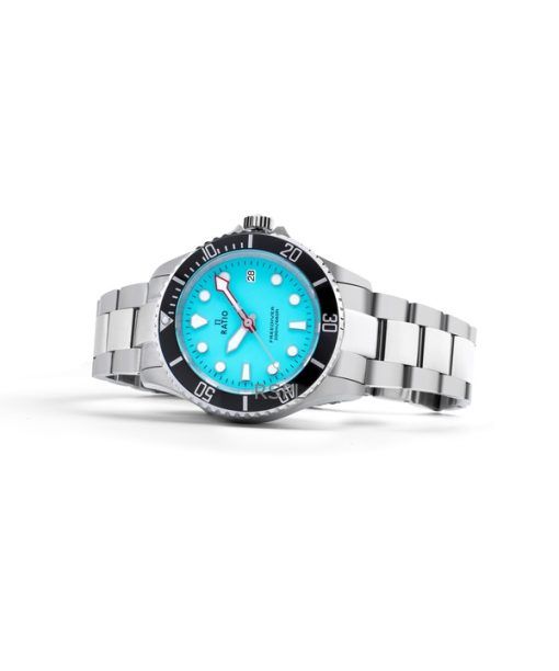 Ratio FreeDiver サファイア ステンレススチール アイスブルー ダイヤル クォーツ RTF032 200M メンズ腕時計