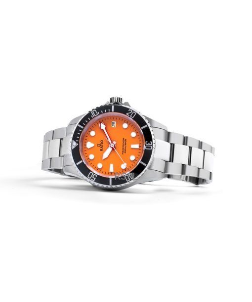 Ratio FreeDiver サファイア ステンレススチール オレンジダイヤル クォーツ RTF035 200M メンズ腕時計