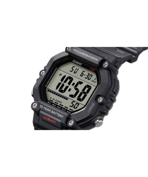 カシオ デジタル 樹脂ストラップ クォーツ AE-1600H-1AV 100M メンズ腕時計