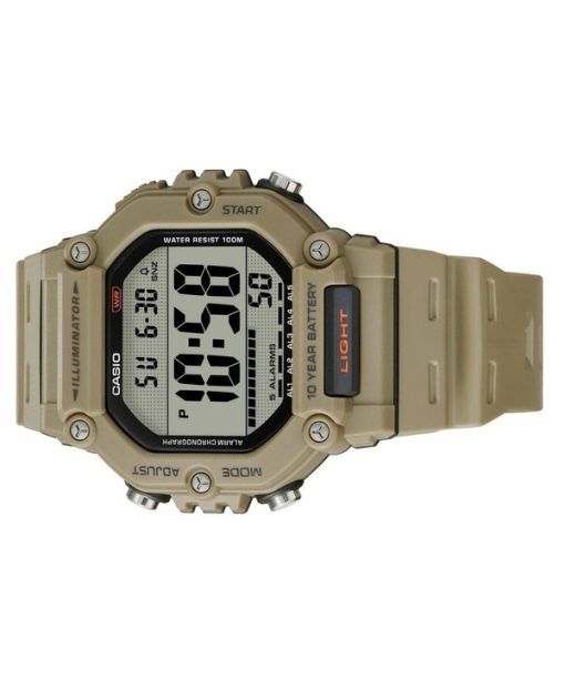 カシオ デジタル 樹脂ストラップ クォーツ AE-1600H-5AV 100M メンズ腕時計