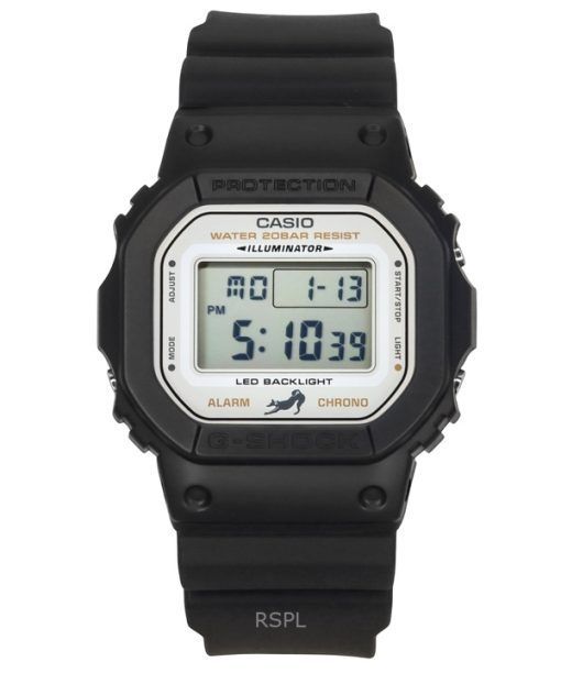 カシオ G-Shock デジタル 柴犬 バイオベース樹脂ストラップ クォーツ DW-5600SHB-1 200M メンズ腕時計