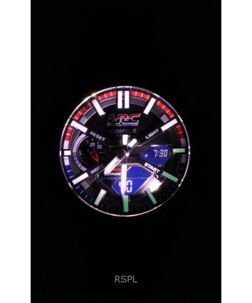 カシオ エディフィス アナログ デジタル ホンダ レーシング コラボレーション スマートフォンリンク ブラック ダイヤル ソーラー ECB-2000HR-1A 100M メンズ 腕時計
