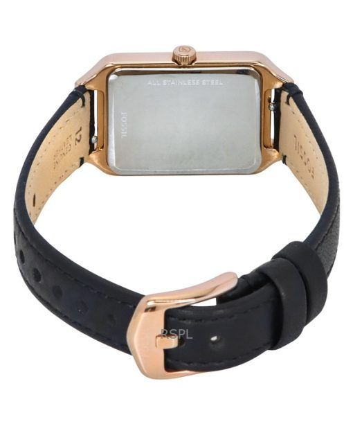 Fossil Raquel レザーストラップ ホワイト ダイヤル クォーツ ES5310 レディース腕時計