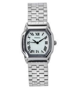 Fossil Harlow ステンレススチール クリームダイヤル クォーツ ES5363 レディース腕時計