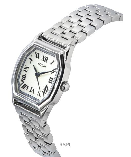 Fossil Harlow ステンレススチール クリームダイヤル クォーツ ES5363 レディース腕時計