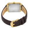 Fossil Raquel レザーストラップ ブラウン文字盤 クォーツ ES5367 レディース腕時計