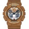 カシオ G-Shock アナログ デジタル 柴犬 樹脂ストラップ ブラウン ダイヤル クォーツ GA-100SHB-5A 200M メンズ腕時計