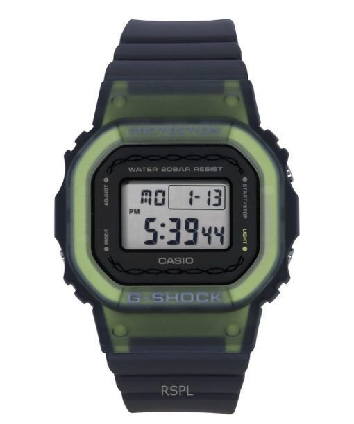 カシオ G-Shock デジタル シーズンコレクション 2024 バイオベース樹脂ストラップ クォーツ GMD-S5610RS-8 200M レディース腕時計