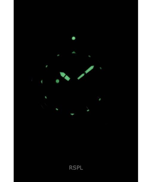 再生品 セイコー 5 スポーツ ステンレススチール ブラック ダイヤル 自動巻き SNZB23J1 100M メンズ腕時計