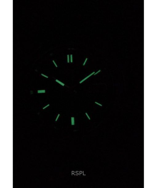 再生セイコー5 ステンレススチール ブラックダイヤル 自動巻き SNKK17J1 メンズ腕時計